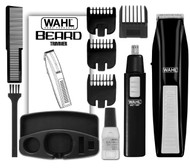 Wahl 5537-1801 Cordless Battery Operated Beard Trimmer with Bonus Ear, Nose and Brow Trimmer