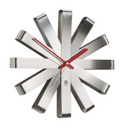 Umbra Ribbon Stainless Steel Wall Clock 