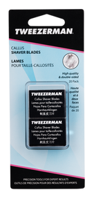 Tweezerman Callus Shaver Replacement Blades 20 Pack