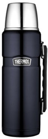 Thermos Stainless King 40-Ounce Beverage Bottle, Midnight Blue 