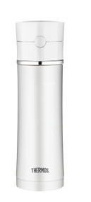 Thermos 18-Ounce Stainless Steel Tritan Hydration Bottle, White