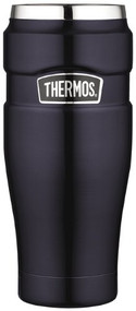 Thermos Stainless Steel King 16-Ounce Travel Tumbler, Midnight Blue 