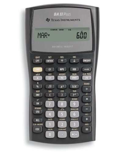 cura descanso calentar Texas Instruments BA II Plus Financial Calculator - For Moms