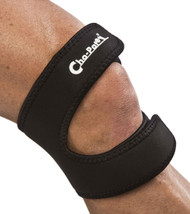 Cho-Pat Dual Action Knee Strap, Black, Large, 16 Inch-18 Inch 