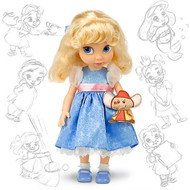 Disney Princess Animators' Collection Toddler Doll 16'' H - Cinderella with Plush Friend Jaq