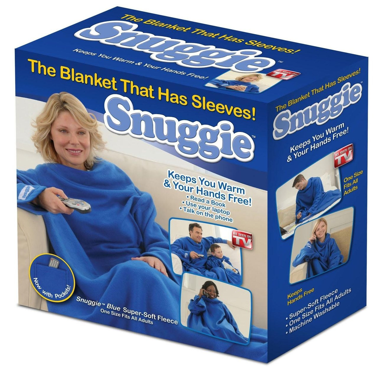 As seen on discount tv blanket with sleeves