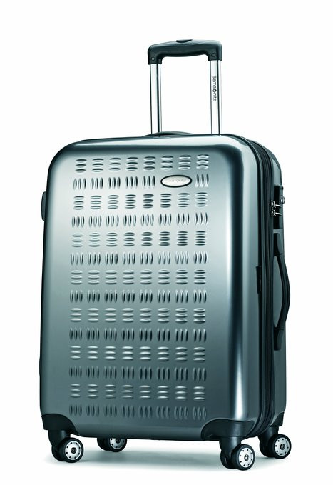 samsonite suitcase silver