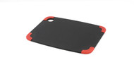 Epicurean Non-Slip Series Cutting Board, Made in USA, 11.5-Inch by 9-Inch, Slate/Red