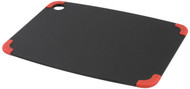 Epicurean Non-Slip Series Cutting Board, Made in USA, 14.5-Inch by 11.25-Inch, Slate/Red