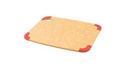 Epicurean Non-Slip Series Cutting Board, Made in USA, 11.5-Inch by 9-Inch, Natural/Red