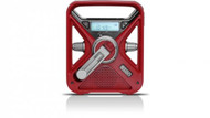 Eton FRX3 Hand Turbine NOAA AM/FM Weather Alert Radio with Smartphone Charger - Red (NFRX3WXR)