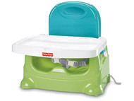 Fisher-Price Healthy Care Booster Seat, Green/Blue