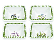 Portmeirion Botanic Garden 4" Mini Square Bowls, Set of 4 
