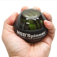 NSD Power AutoStart Spinner Gyroscopic Wrist and Forearm Exerciser with Auto Start Feature PB-688A Black