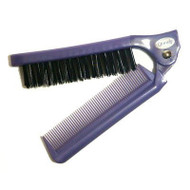Goody Folding Brush/comb - Purple