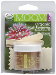 Moom Hair Removal Organic Face Travel Kit 1.6oz