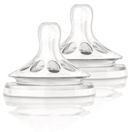 Philips AVENT BPA Free Natural Slow Flow Nipples, 2-Pack