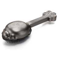 Knot Genie Supreme Hair Detangling Brush "With Handle" (Silver) 