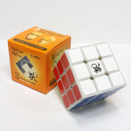 Dayan 42mm Mini ZhanChi 3x3 Speed Cube 6 Color Stickerless, White