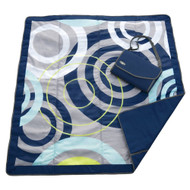 JJ Cole Essentials Blanket, Blue Orbit