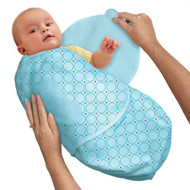 Summer Infant SwaddleMe Adjustable Infant Wrap, Blue