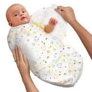 Summer Infant SwaddleMe Adjustable Infant Wrap, White