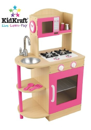 Kidkraft Wooden Kitchen Pink For Moms