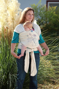 Moby Wrap Organic 100% Cotton Baby Carrier, Beautiful Life