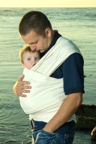 Moby Wrap Organic 100% Cotton Baby Carrier, Coconut 