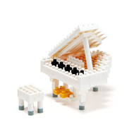 Nanoblock Grand Piano, white