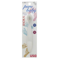 Radius Pure Baby Toothbrush - 6 - 18 Months - Clear