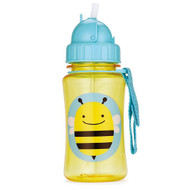 Skip Hop Zoo Straw Bottle, Bee, 12 Ounce