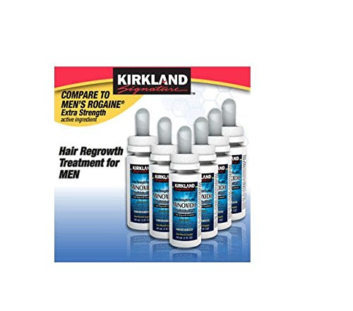 Kirkland Minoxidil Extra Strength Hair Regrowth for Men, Month For Moms