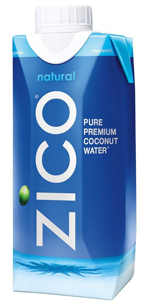 ZICO Pure Premium Coconut Water, Natural, 11.2 Ounce (Pack of 12