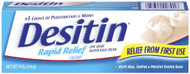 Desitin Diaper Rash Cream Rapid Relief, 4-Ounce (Pack of 2)