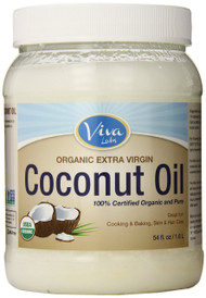 Viva Labs Organic Extra Virgin Coconut Oil, 54 Ounce