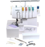 Brother 1034D 3 or 4 Thread Serger with Easy Lay In Threading with Differential Feed 
