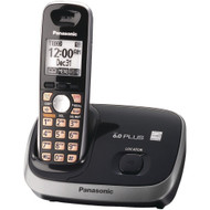 Panasonic KX-TG6511B DECT 6.0 PLUS Expandable Digital Cordless Phone, 1 Handset, Black