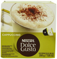 Nescafe Dolce Gusto for Nescafe Dolce Gusto Brewers, Cappuccino, 16 Count (Pack of 3) 