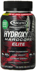 Hydroxycut Hardcore Elite-Svetol Green Coffee Bean Extract Formula, 100ct (2 Pack) 