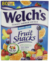 Welch's Mixed Fruit Snacks, 0.9 oz., 80-Count