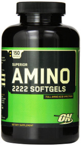 Optimum Nutrition Superior Amino 2222, 150 Softgels