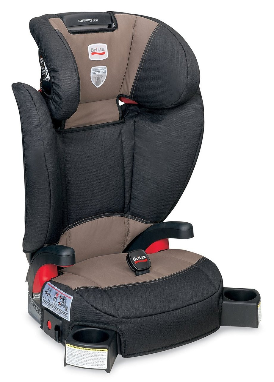 Britax Parkway SGL Belt Positioning Booster Seat Desert Palm