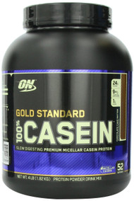 Optimum Nutrition Gold Standard 100% Casein Diet Supplement, Chocolate Cake Batter, 4 Pound 