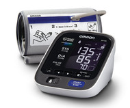 mron BP785 10 Series Upper Arm Blood Pressure Monitor, Black/white 