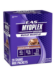 EAS Myoplex Original Nutrition Shake, Chocolate Cream, 2.7-Ounce Packets, 20 Servings 