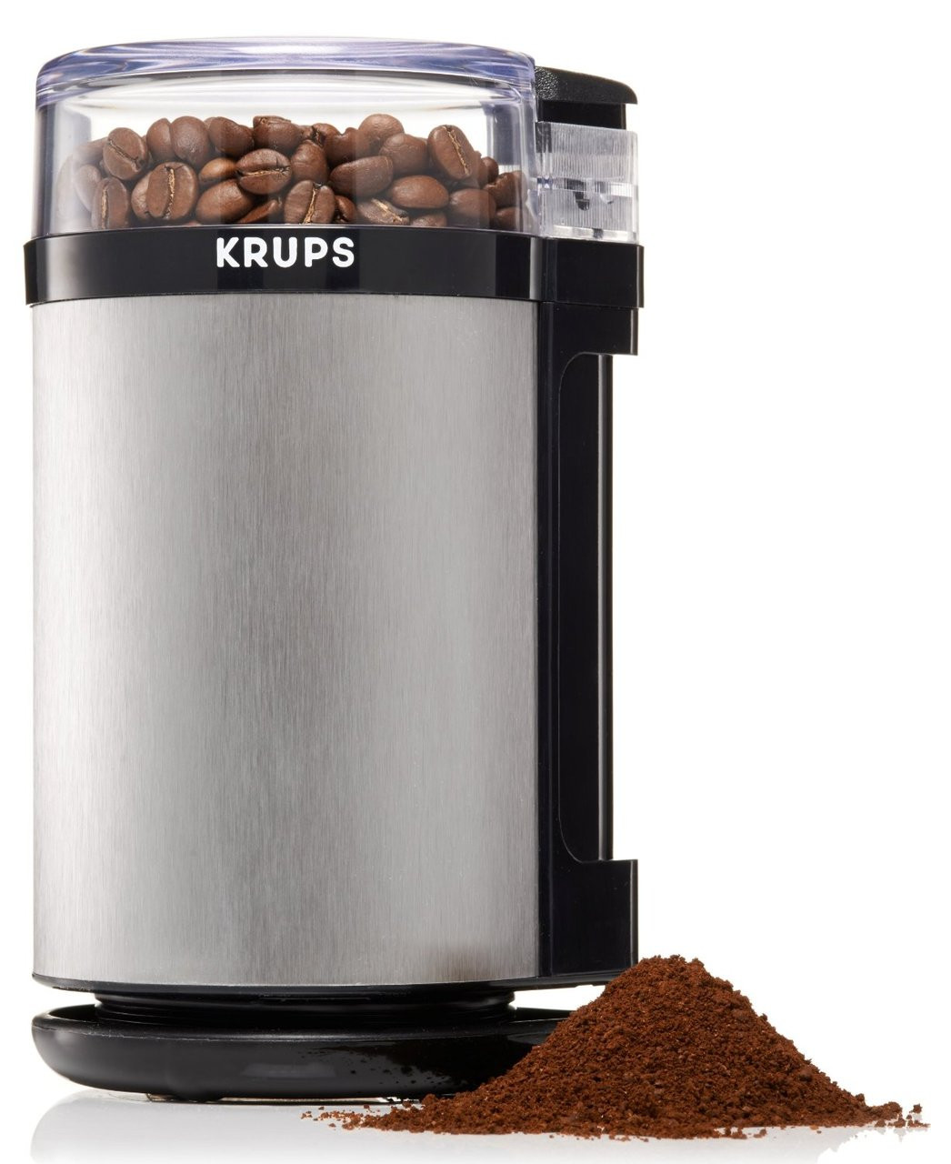 KRUPS F203 Electric Spice and Coffee Grinder with Stainless Steel Blades,  Black