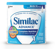 Similac Advance Infant Formula with Iron, Stage 1 Powder, 12.4 Ounces (Case of 6)