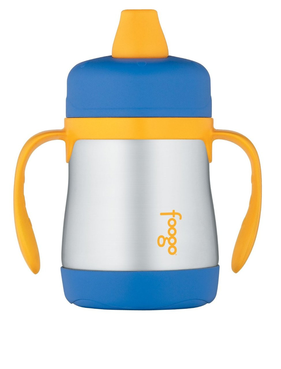Thermos FOOGO Phases Stainless Steel Sippy Cup, 7 Ounce, Blue