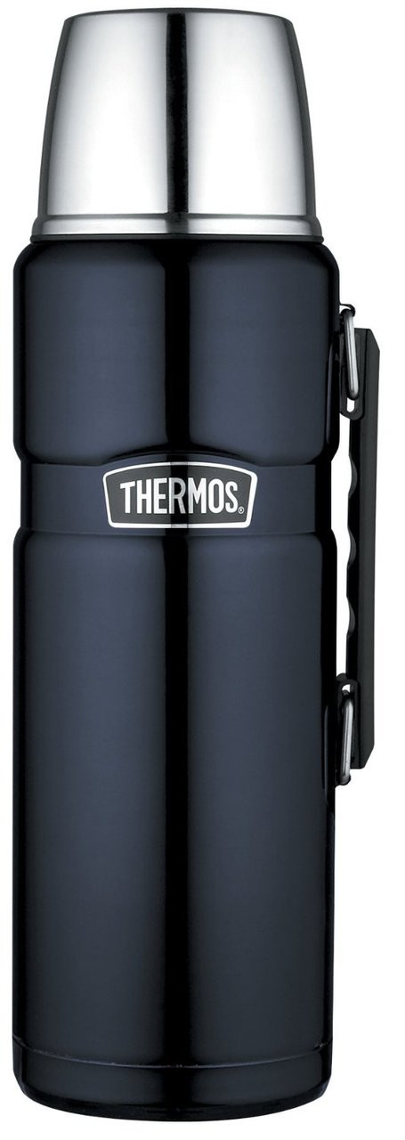 THERMOS Stainless King Vacuum-Insulated Beverage Bottle, 40 Ounce, Blue